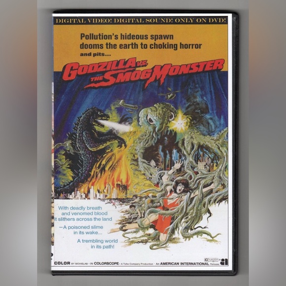 1971 GODZILLA VS THE SMOG MONSTER / HEDORAH DVD - Picture 1 of 2